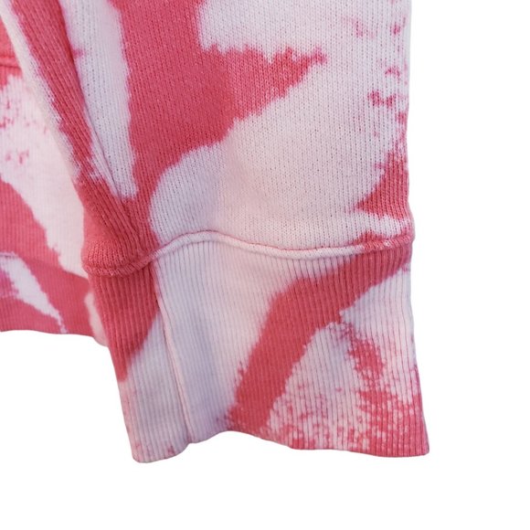 Time & Tru Womens XL Sweatshirt Pink Handcraft Tie-Dyed Graphics Side Slits - Picture 8 of 15